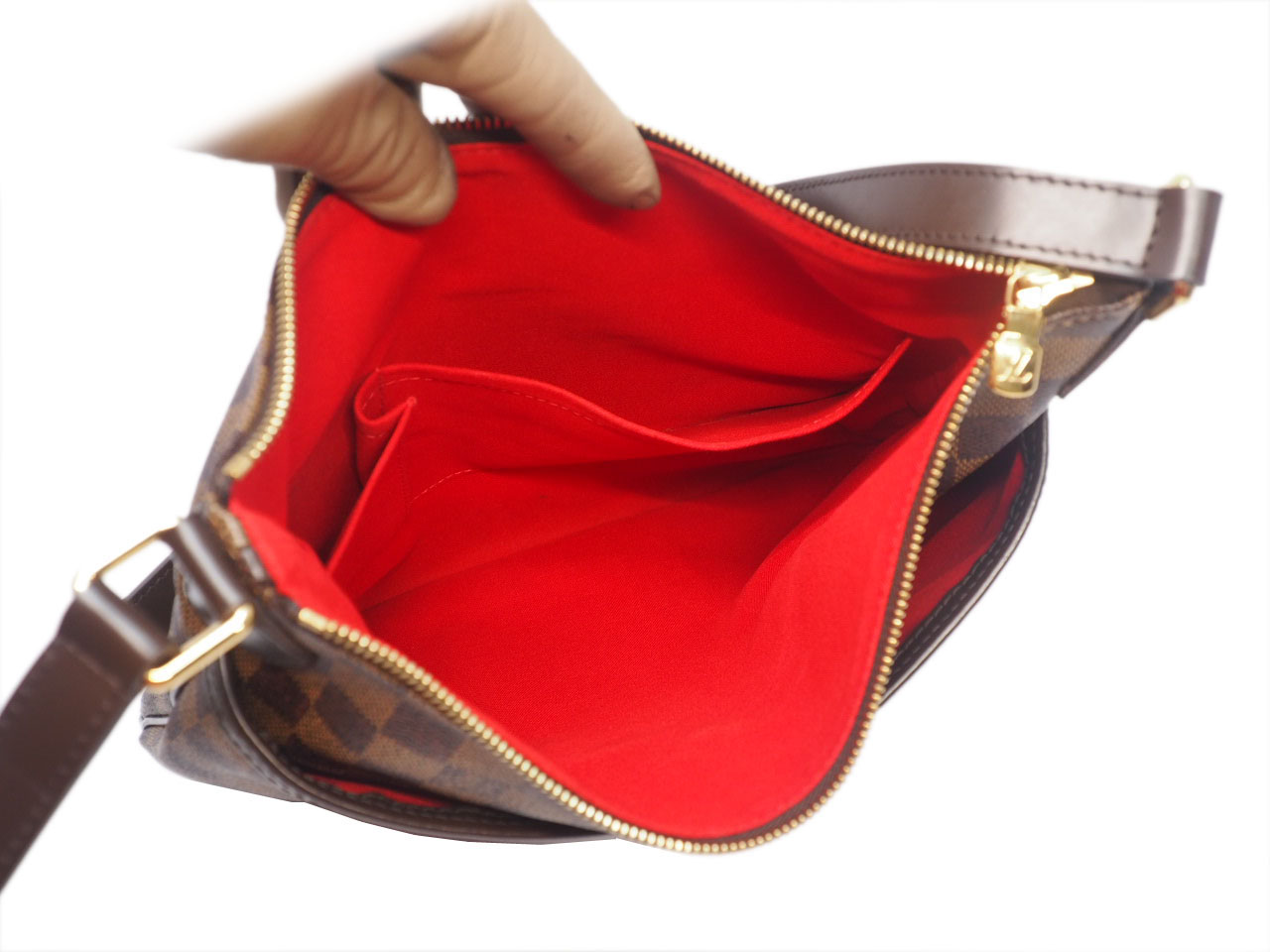 Louis Vuitton N42251 Bloomsbury PM Damier Canvas Crossbody / Messenger Bag (DU4180) - Image 11