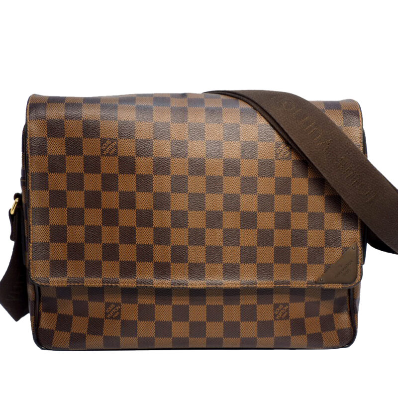 Louis Vuitton Damier Ebene N41149 Shelton MM Laptop/ Messenger Bag (MI3193)