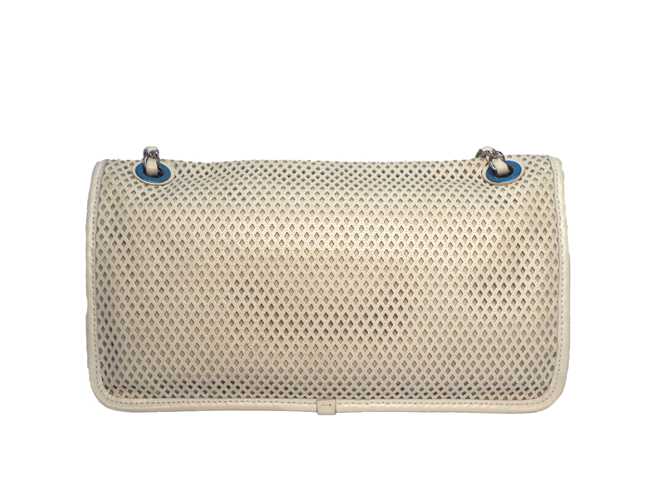 Chanel 17428530 Up in the Air Off-White/ Ivory Perforated Small Riviera Flap Bag - Image 3