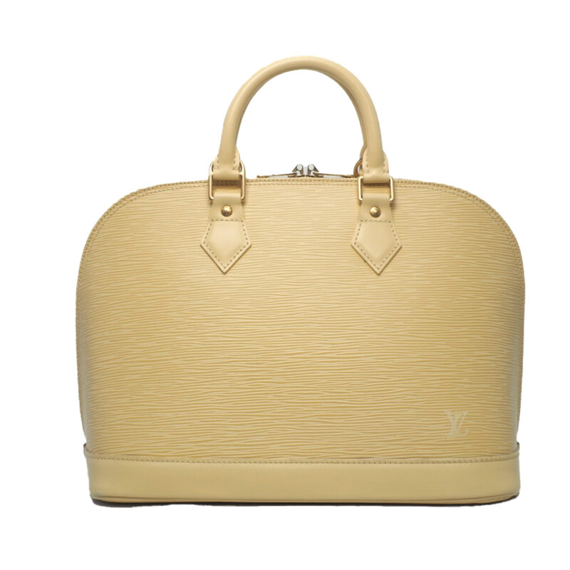 Louis Vuitton M5280J Ivory/ Vanilla Epi Leather Alma PM Tote Bag ( AR1010)