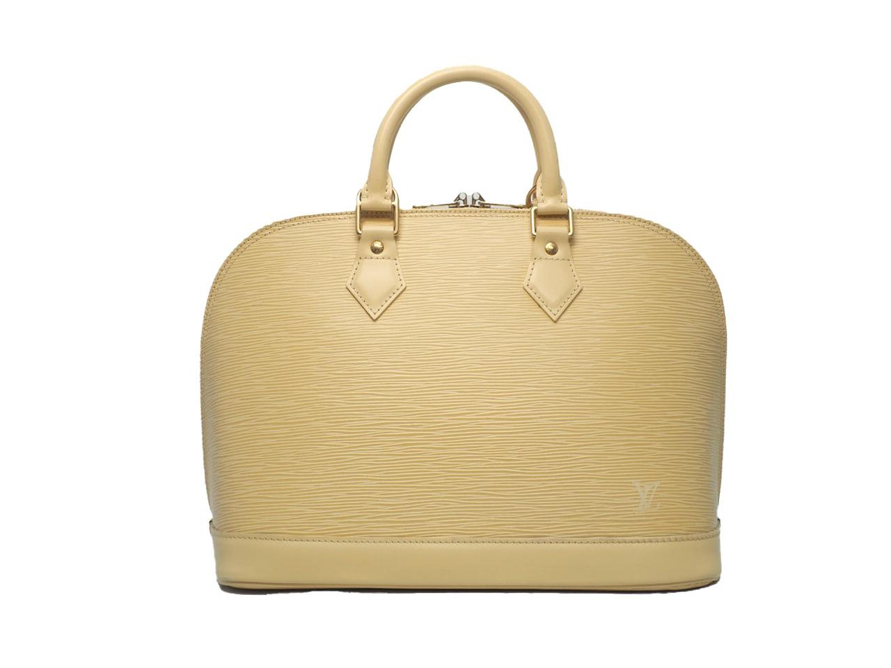 Louis Vuitton M5280J Ivory/ Vanilla Epi Leather Alma PM Tote Bag ( AR1010)