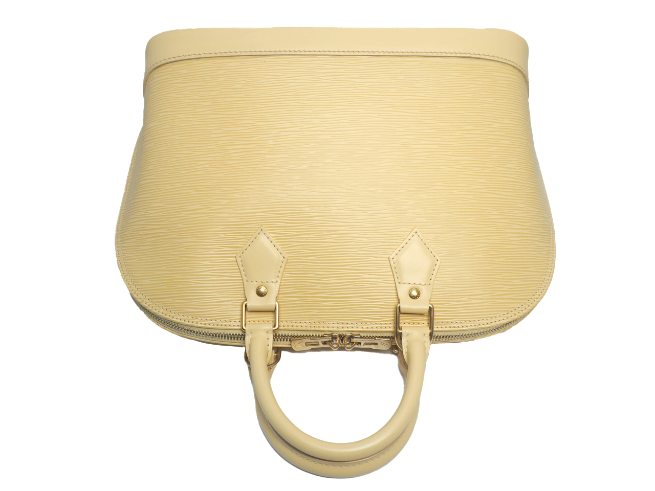 Louis Vuitton M5280J Ivory/ Vanilla Epi Leather Alma PM Tote Bag ( AR1010) - Image 5