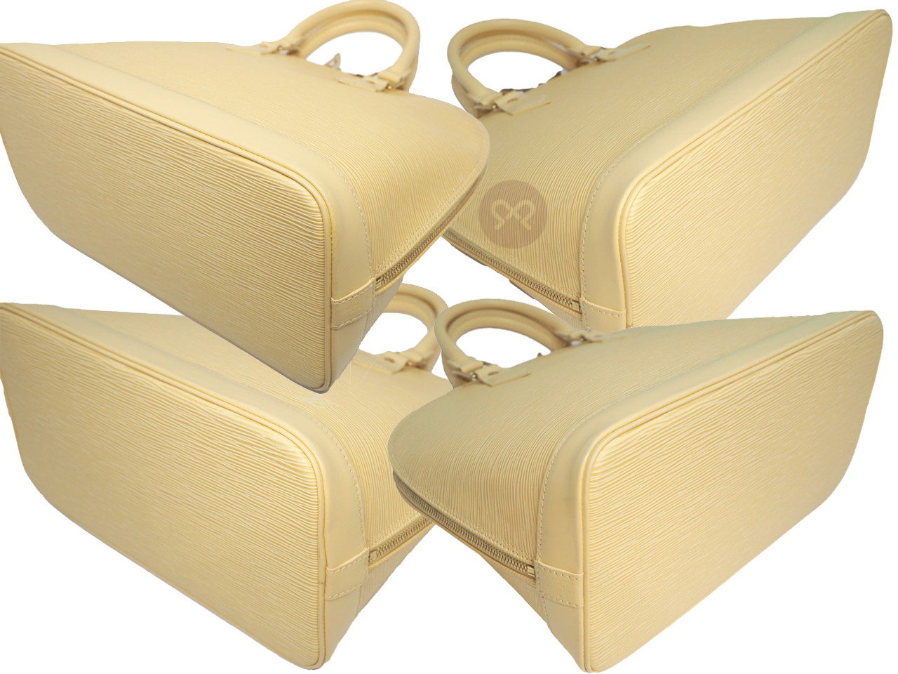 Louis Vuitton M5280J Ivory/ Vanilla Epi Leather Alma PM Tote Bag ( AR1010) - Image 7