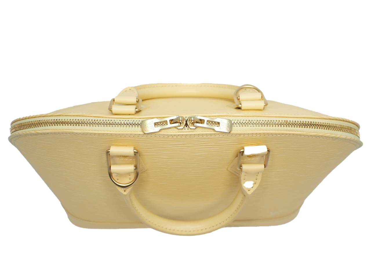 Louis Vuitton M5280J Ivory/ Vanilla Epi Leather Alma PM Tote Bag ( AR1010) - Image 6
