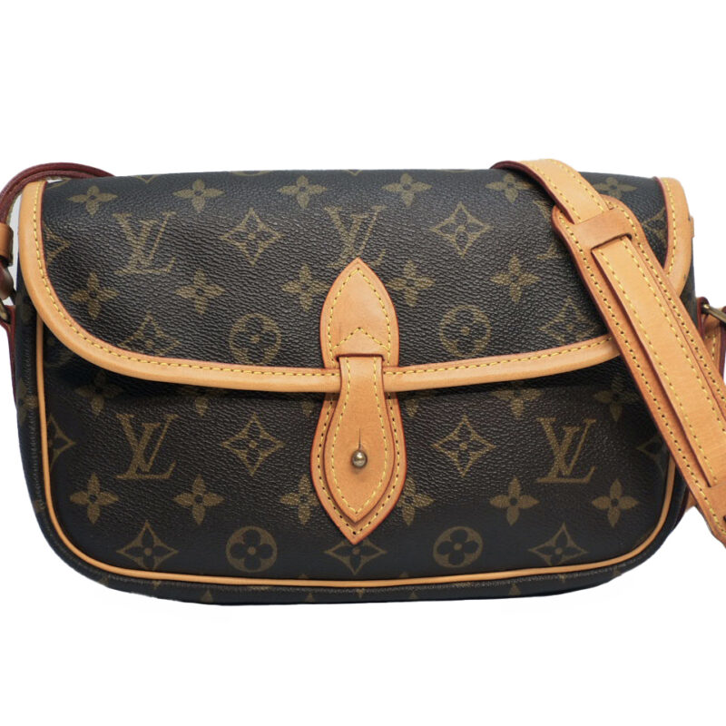 Louis Vuitton M42248 Monogram Canvas Sac Gibeciere Messenger/ Crossbody Bag (AR1901)