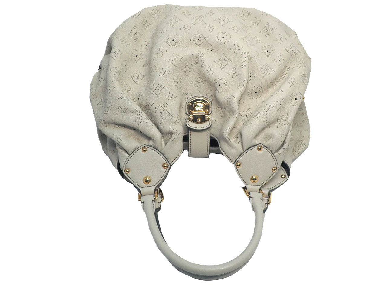 Louis Vuitton Mahina XL Off-White Leather Bag (RC0059) - Image 4