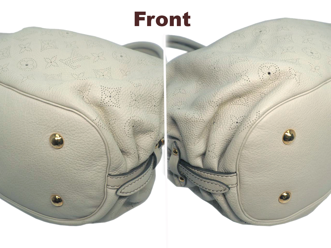 Louis Vuitton Mahina XL Off-White Leather Bag (RC0059) - Image 7