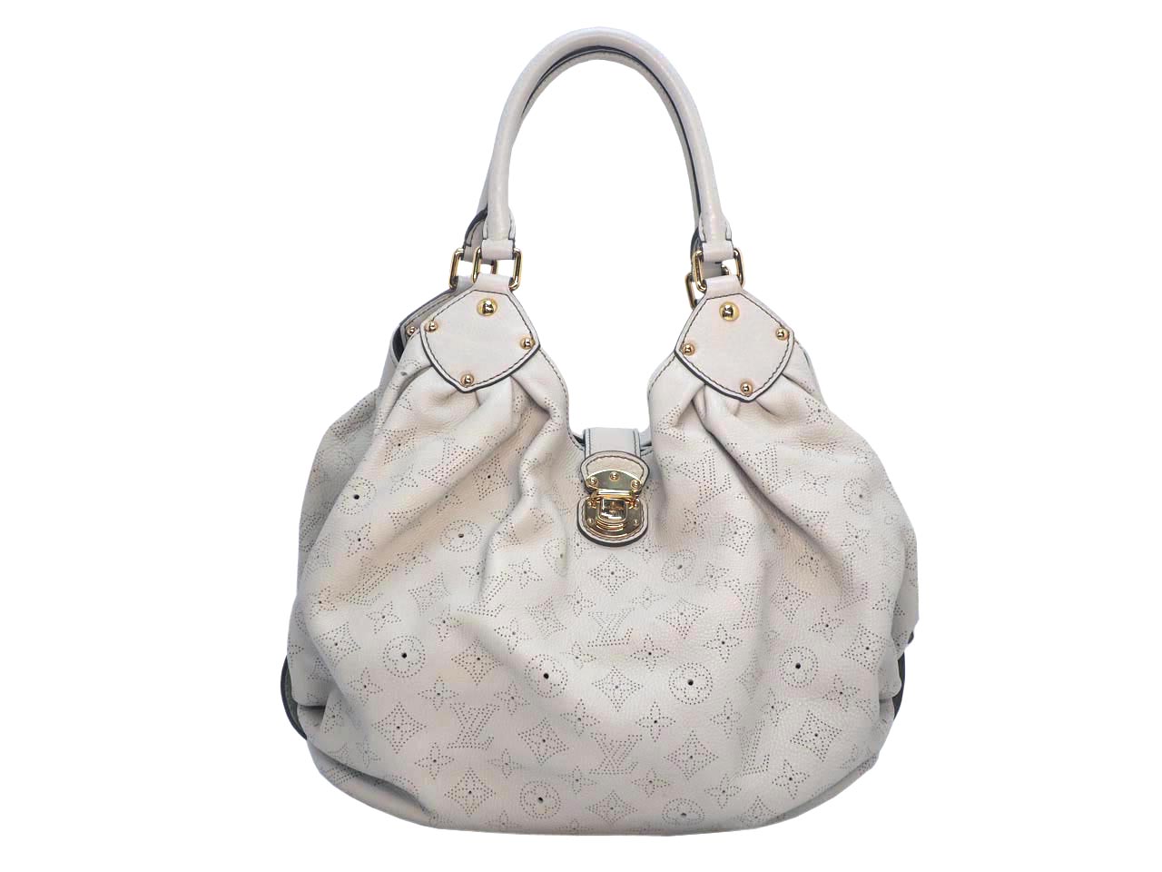 Louis Vuitton Mahina XL Off-White Leather Bag (RC0059)