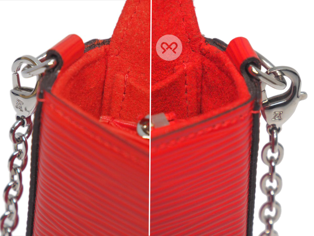 Louis Vuitton M41559 Red Epi Leather Felicie Pochette (TJ2108) - Image 11