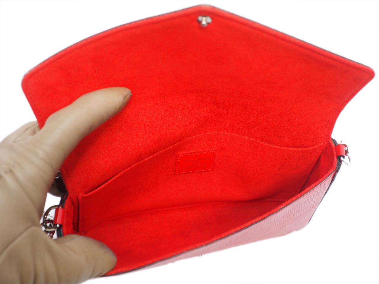 Louis Vuitton M41559 Red Epi Leather Felicie Pochette (TJ2108) - Image 13