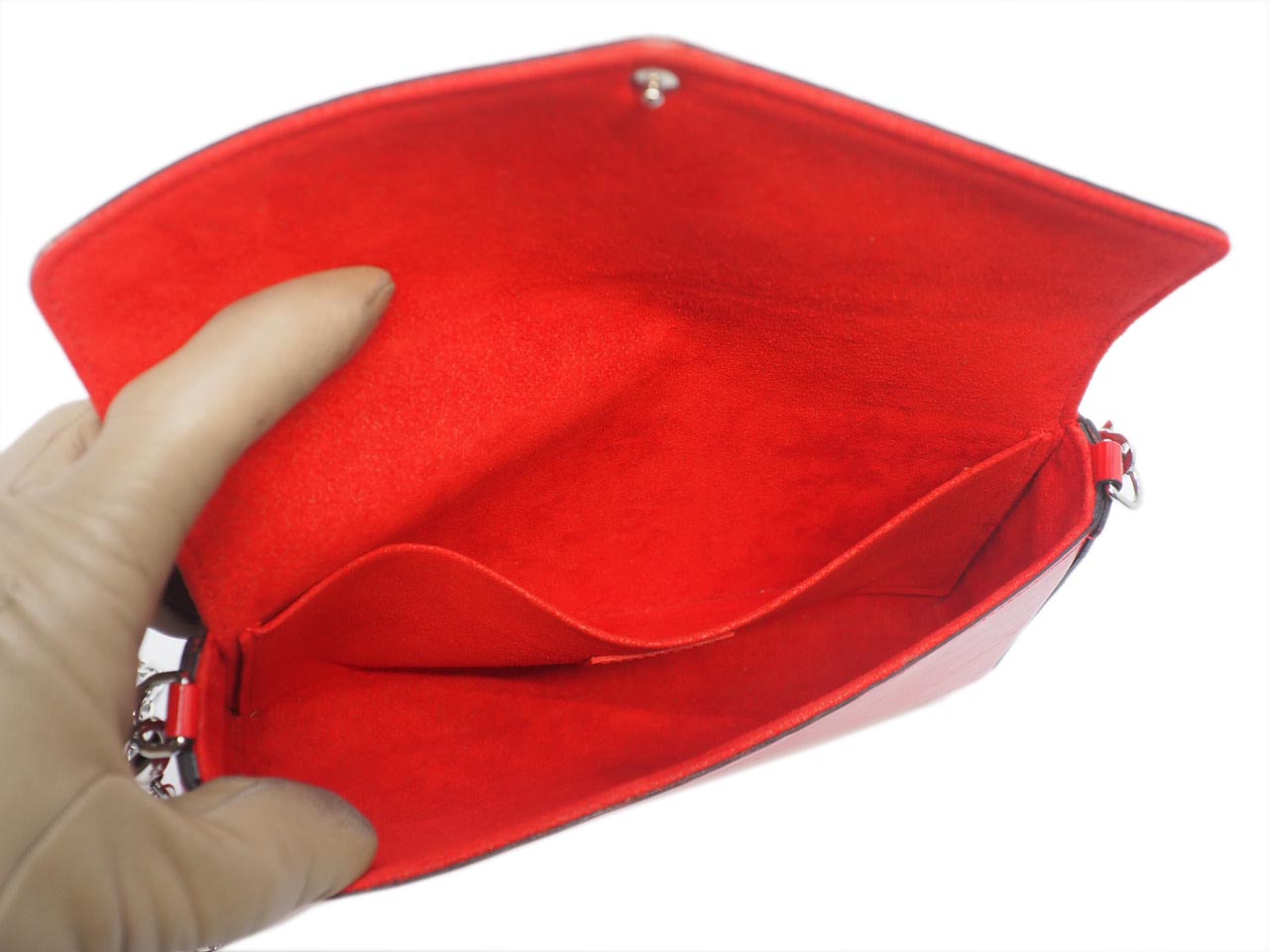 Louis Vuitton M41559 Red Epi Leather Felicie Pochette (TJ2108) - Image 12