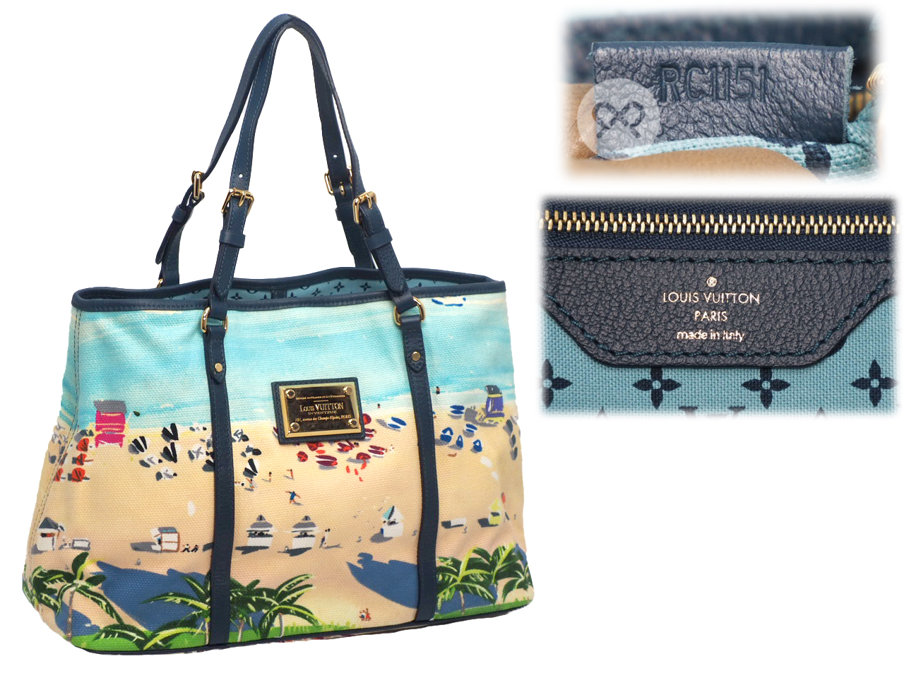 Louis Vuitton 2011 S/S Limited Edition M93772 Cruise Collection Eye All Hippo GM Tote bag (RC1151) - Image 2