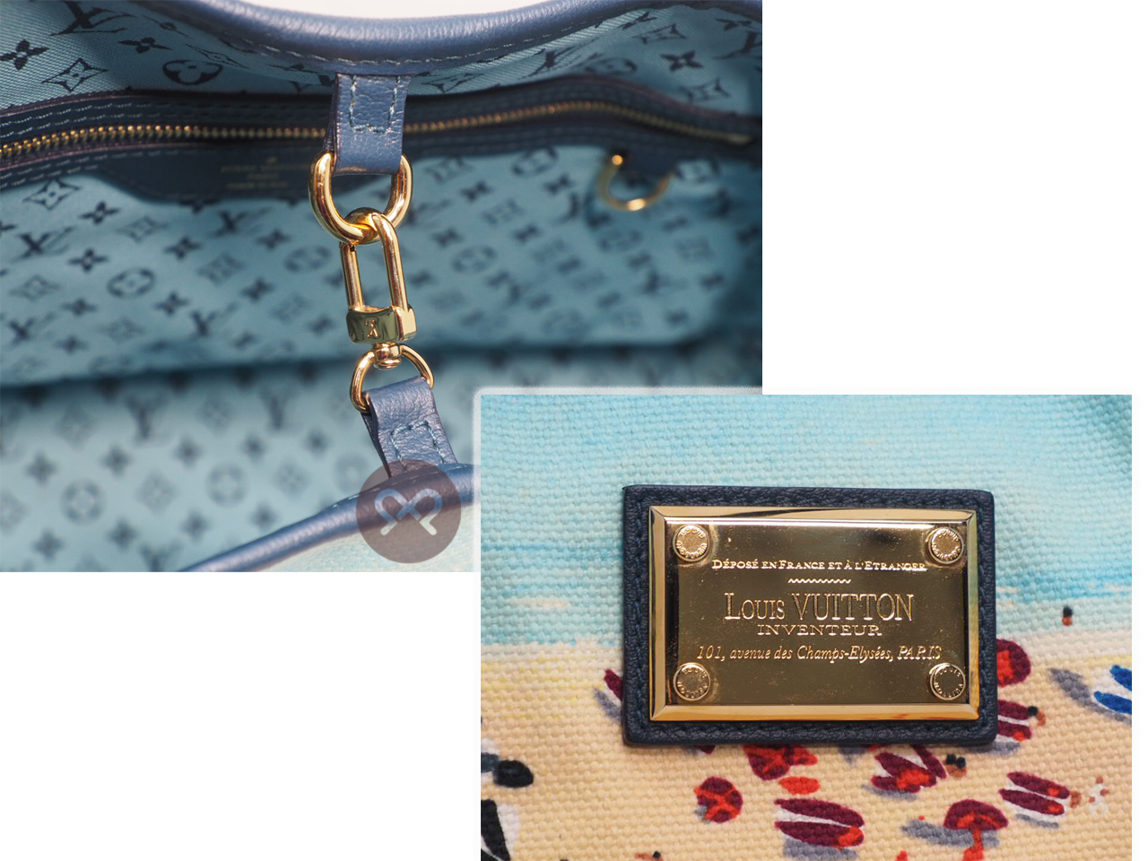 Louis Vuitton 2011 S/S Limited Edition M93772 Cruise Collection Eye All Hippo GM Tote bag (RC1151) - Image 10