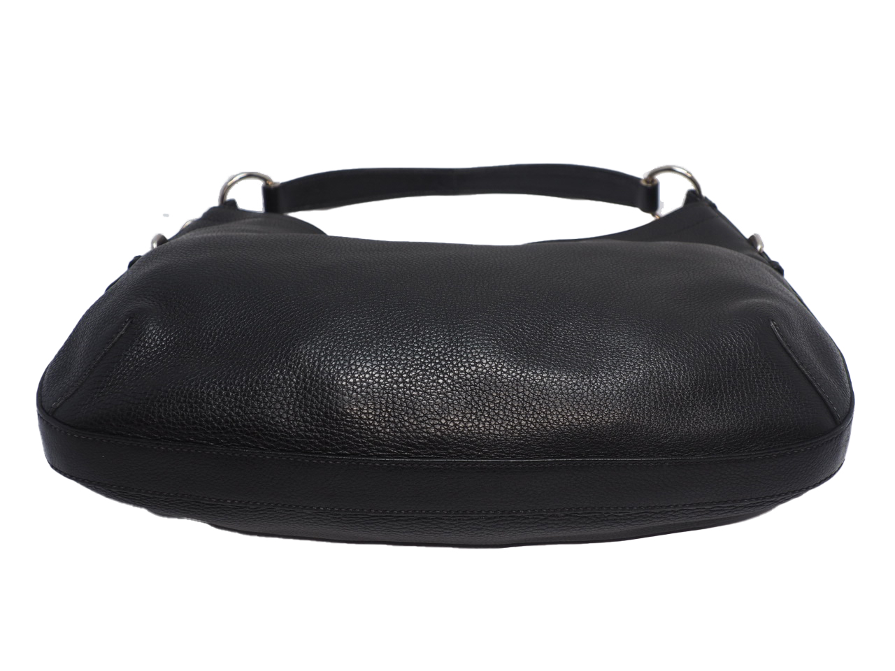 Prada BR3349 Black Vitello Daino Hobo Shopping Shoulder Bag - Image 3