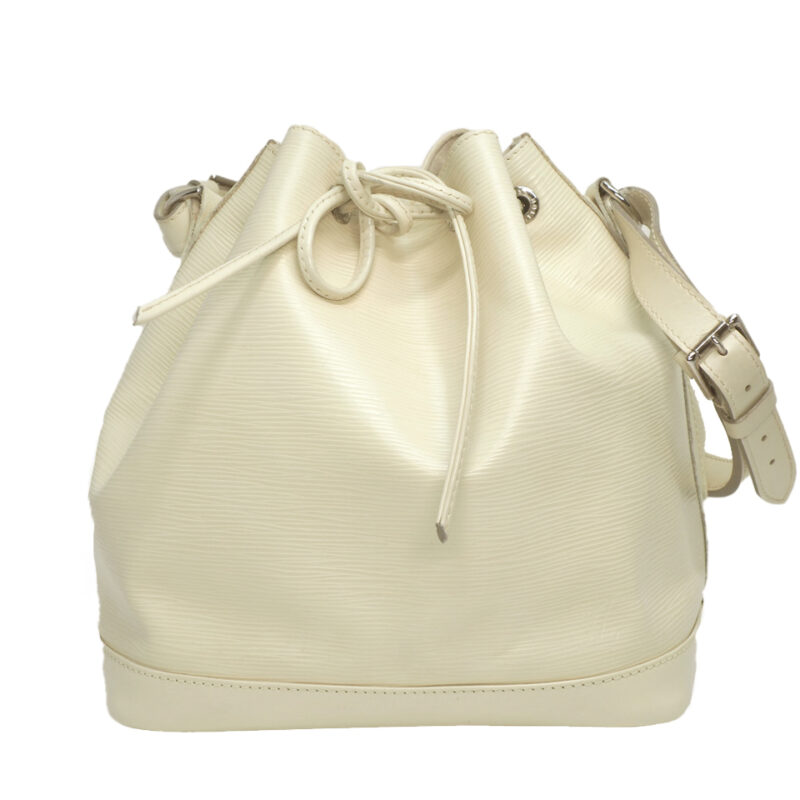 Louis Vuitton Ivory Epi Leather Petit Noe Drawstring Bucket Bag ( AR0039)