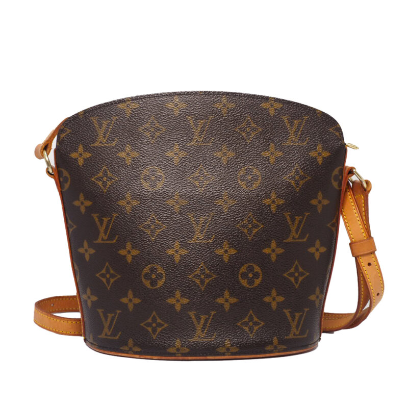 Louis Vuitton M51290 Monogram Canvas Drouot Crossbody Bag (VI1907)