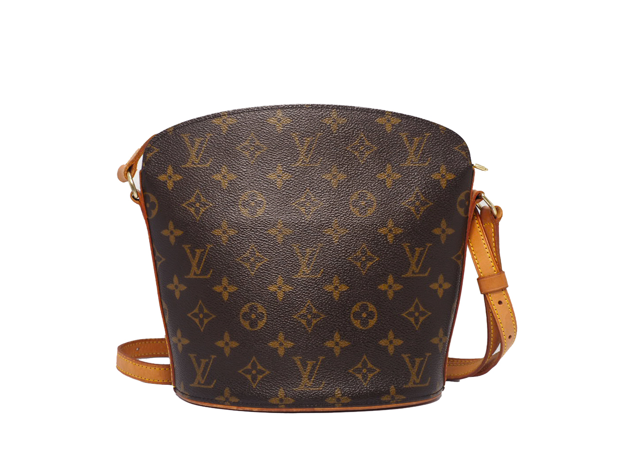 Louis Vuitton M51290 Monogram Canvas Drouot Crossbody Bag (VI1907)