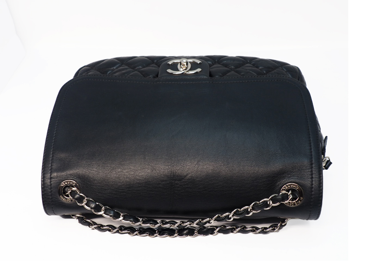 Chanel 15516040 Black Calf Quilted Jumbo Zip Flap Shoulder/ Cross Body Bag - Image 7