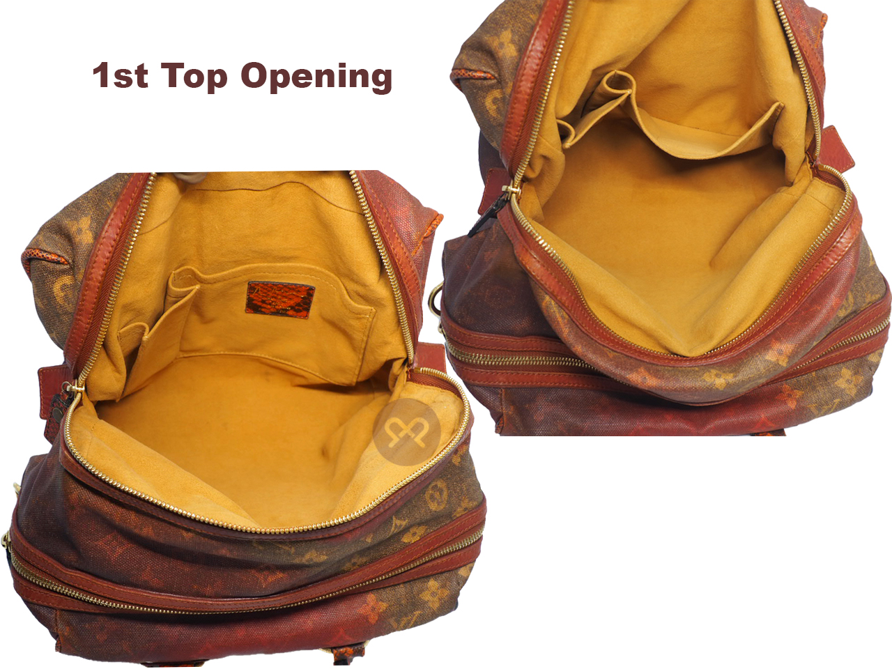 Louis Vuitton M95737 Limited Edition Monogram/ Karung Trim Man Crazy Jokes Boston Bag (FL1038) - Image 13