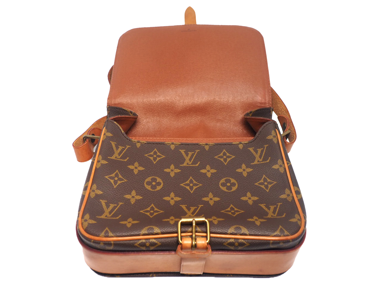 Louis Vuitton M51253 Vintage Monogram Canvas Cartouchiere MM Bag (SL0970) - Image 4