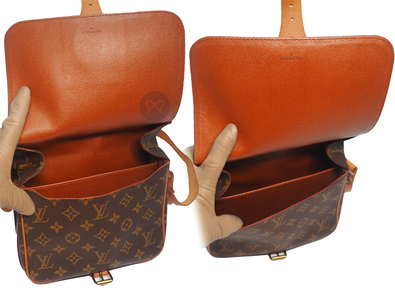 Louis Vuitton M51253 Vintage Monogram Canvas Cartouchiere MM Bag (SL0970) - Image 12