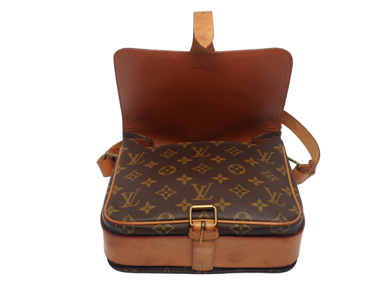 Louis Vuitton M51253 Vintage Monogram Canvas Cartouchiere MM Bag (SL0970) - Image 5