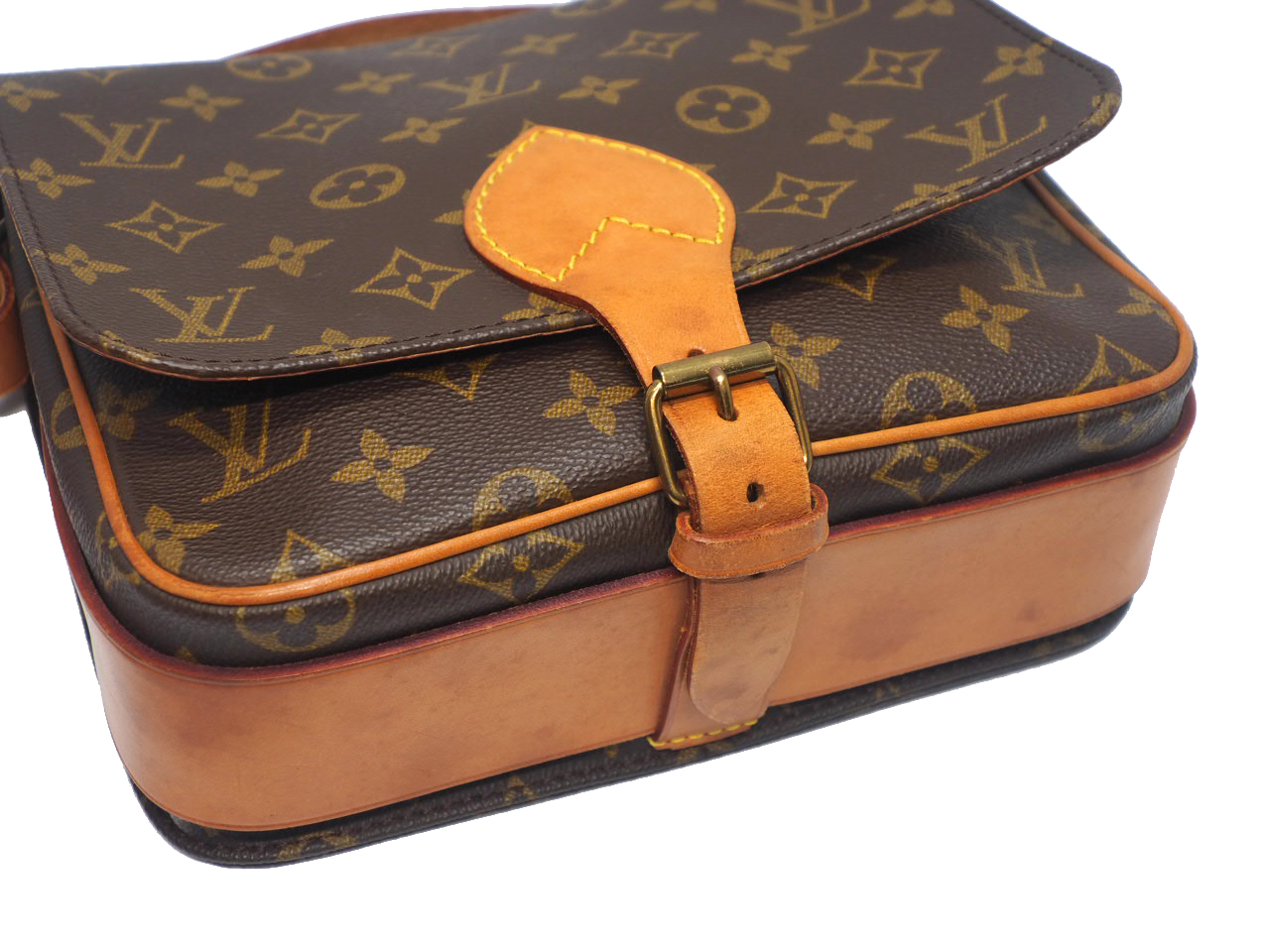Louis Vuitton M51253 Vintage Monogram Canvas Cartouchiere MM Bag (SL0970) - Image 8