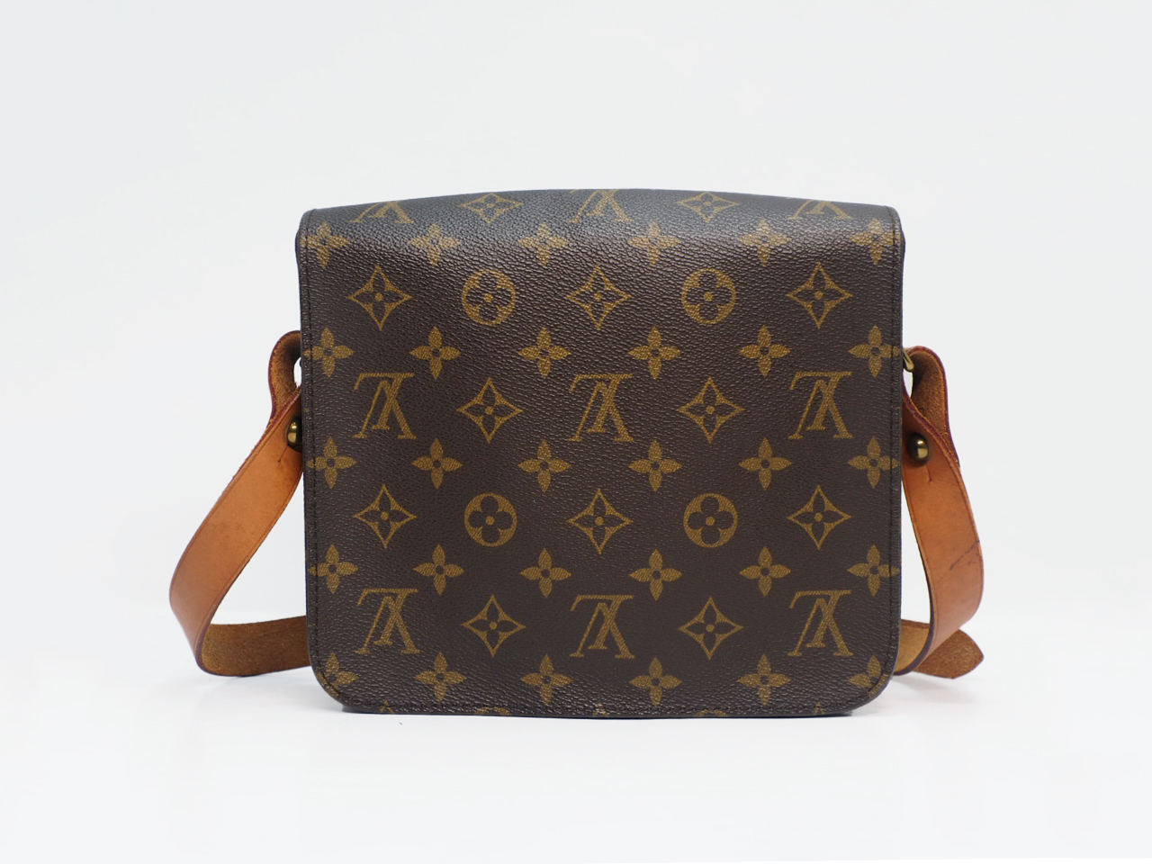 Louis Vuitton M51253 Vintage Monogram Canvas Cartouchiere MM Bag (SL0970) - Image 3