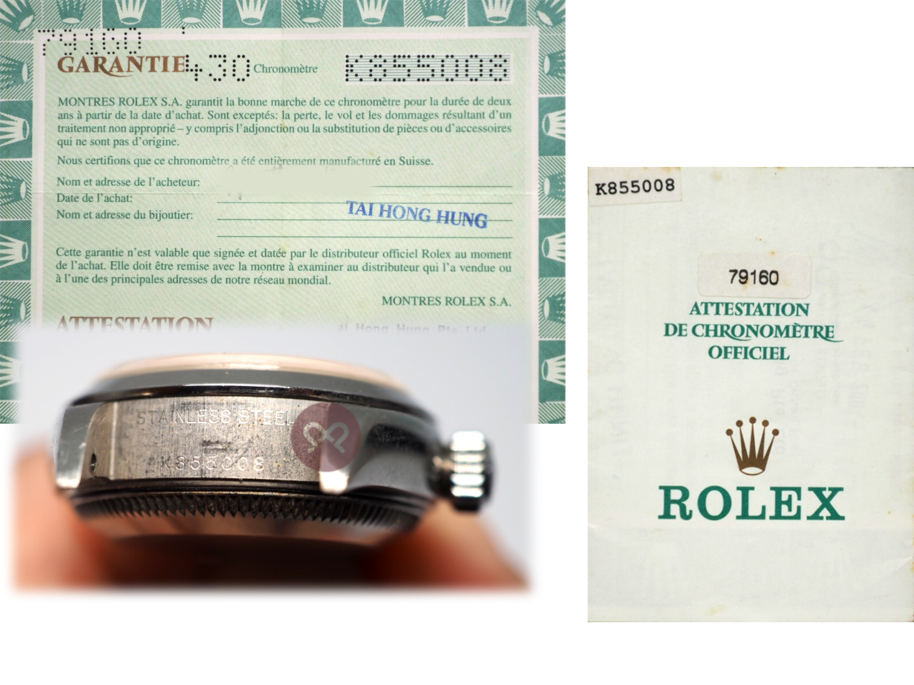 Rolex 79160 Lady's Oyster Perpertual Datejust 26mm Salmon Pink/ Rose Arabic Dial Stainless Steel Automatic Watch - Image 6