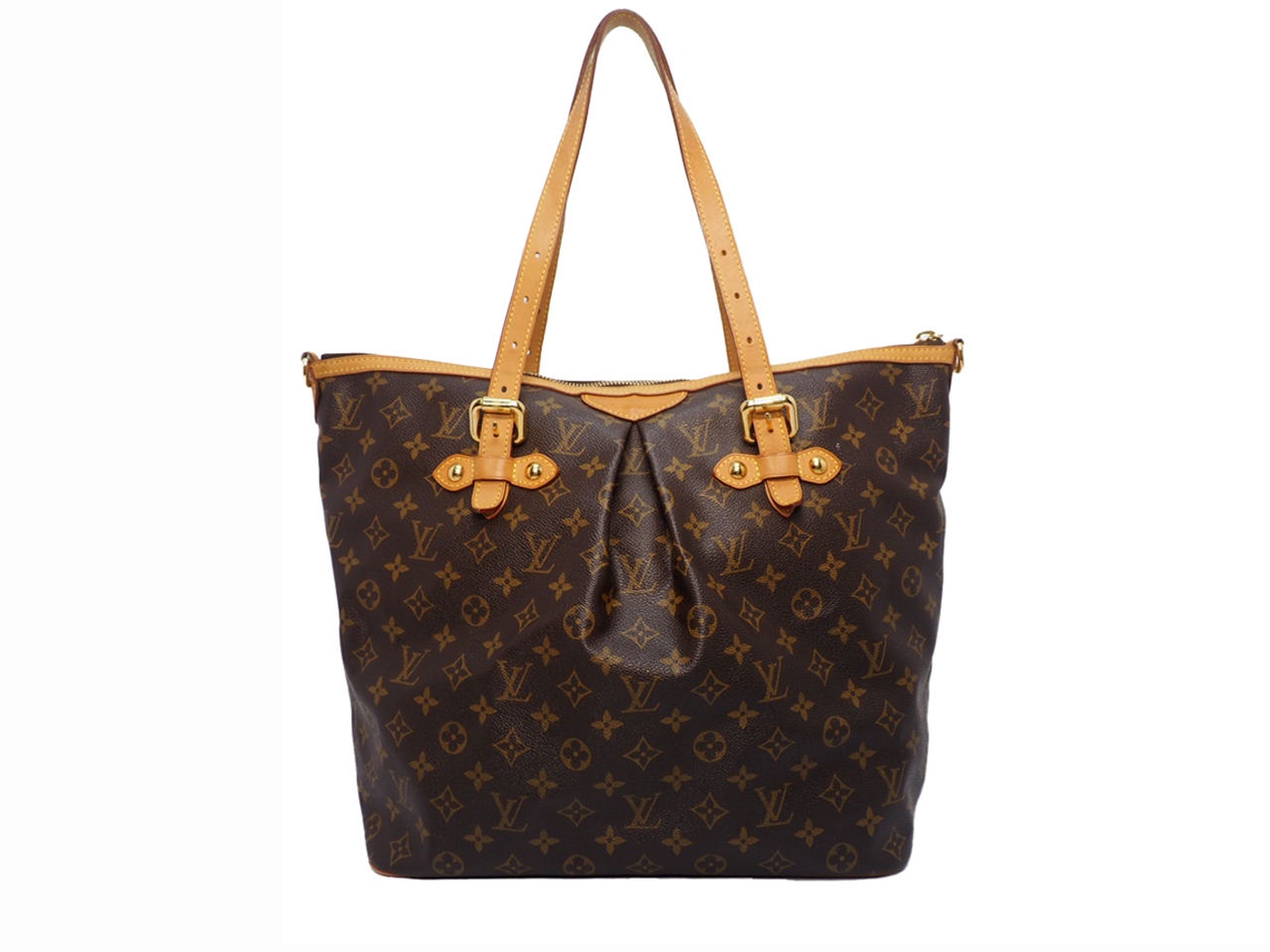 Louis Vuitton M40146 Monogram Canvas Palermo GM w Strap (MI0140) - Image 3