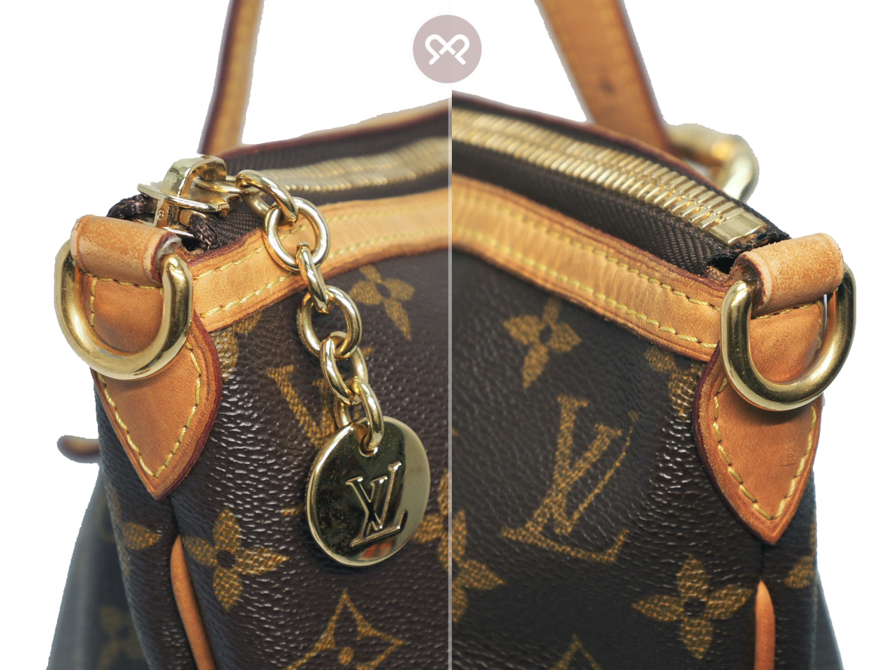 Louis Vuitton M40146 Monogram Canvas Palermo GM w Strap (MI0140) - Image 6