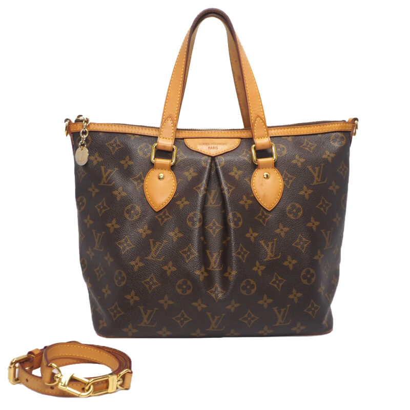 Louis Vuitton M40145 Monogram Canvas Palermo PM with Strap ( TA1134)