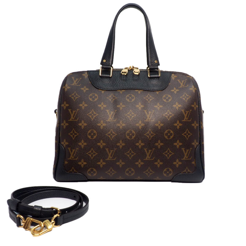 Louis Vuitton M50058 Retiro Black Tote with Strap (AH1155)