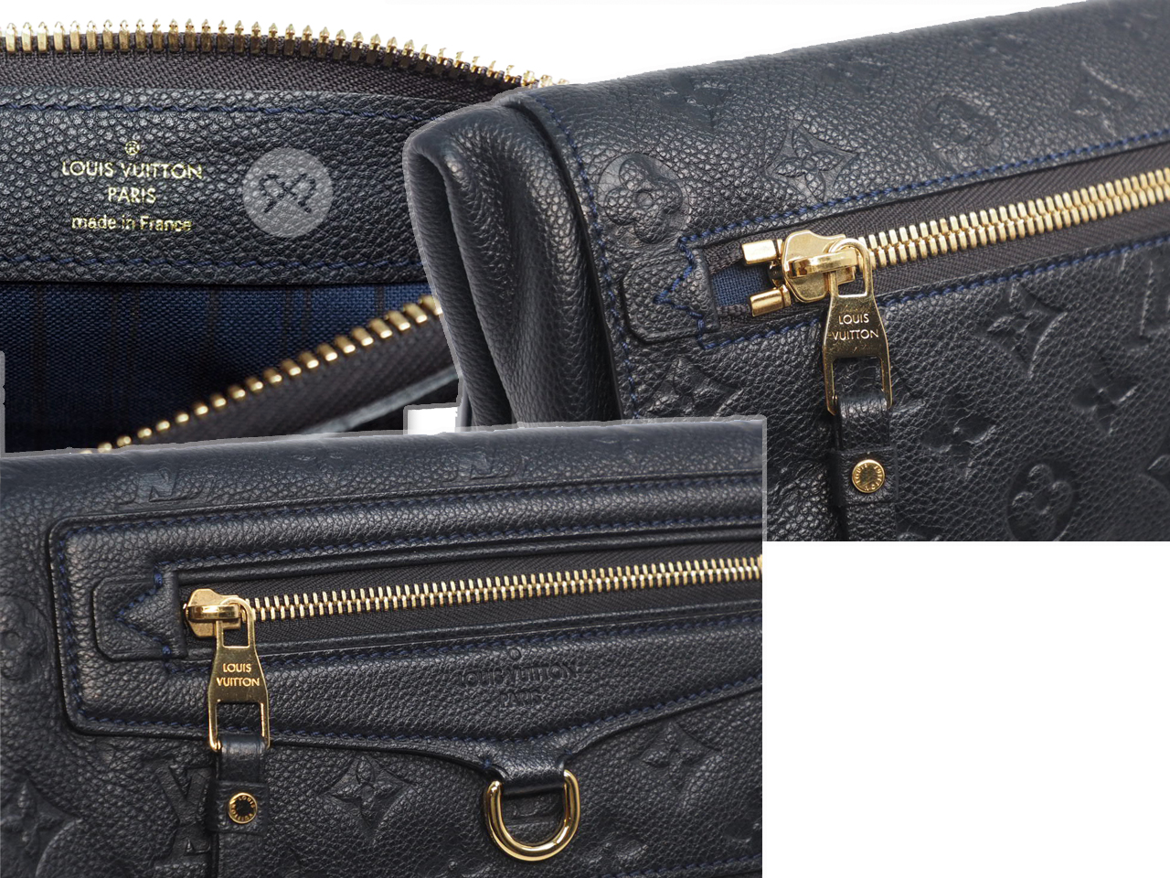 Louis Vuitton M93425 Bleu Infin Monogram Empreinte Petillante Clutch (TR3180) - Image 7