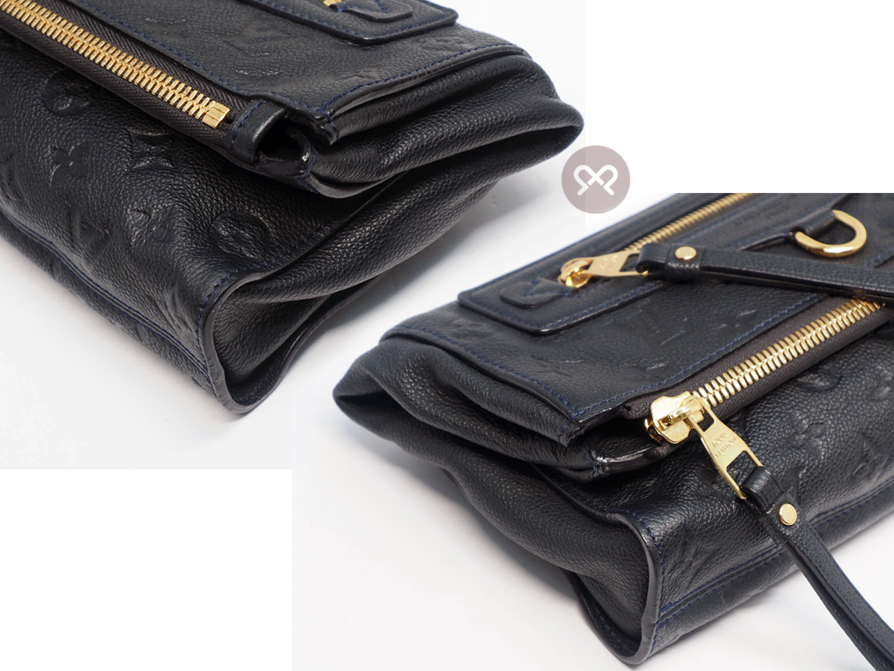 Louis Vuitton M93425 Bleu Infin Monogram Empreinte Petillante Clutch (TR3180) - Image 5