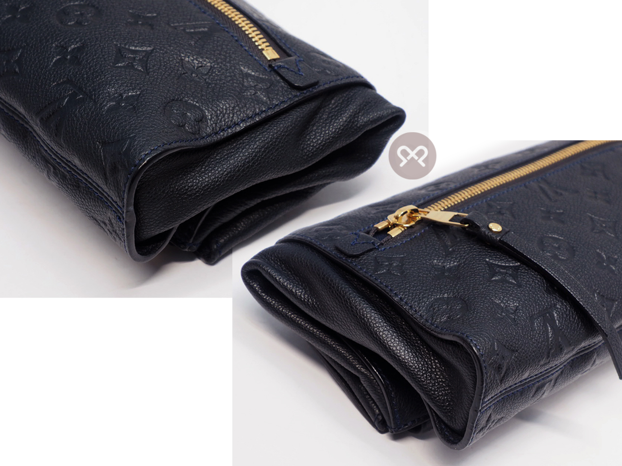 Louis Vuitton M93425 Bleu Infin Monogram Empreinte Petillante Clutch (TR3180) - Image 6