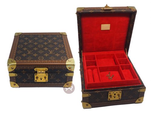 Louis Vuitton M20040 Monogram Canvas/ ROUGE COFFRET JOAILLERIE Jewellery Case (MS4129)