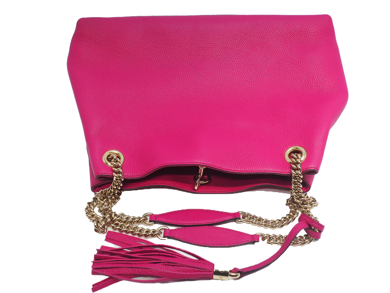 Gucci 308982 Fuchsia chain Soho Interlocking G Shoulder Bag - Image 6