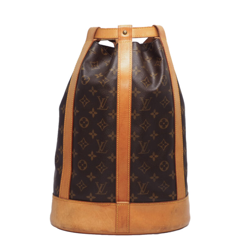 Louis Vuitton M42243 Monogram Canvas Randonnee Backpack/ Shoulder Bag (AS0977)