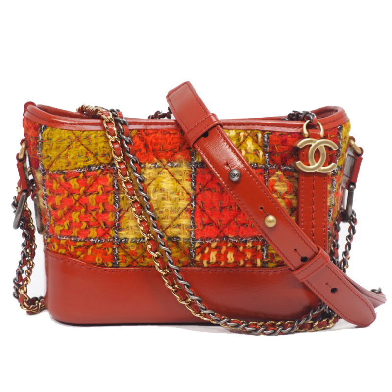 2018 Limited Collection !! Chanel 25867478 Multicolor Tweed Small Gabrielle Hobo Bag