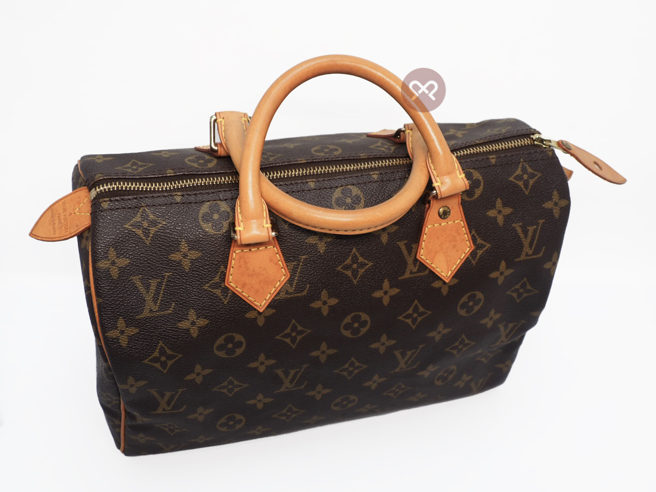 Louis Vuitton M41526 Monogram Canvas Speedy 30 Tote Bag ( MB2097) - Image 4
