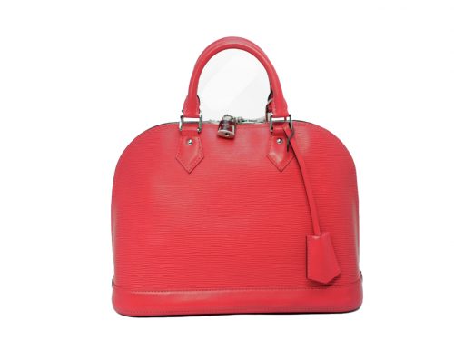 Louis Vuitton M4030M Rubis/ Ruby Epi Leather Alma Tote Bag ( FL0165)