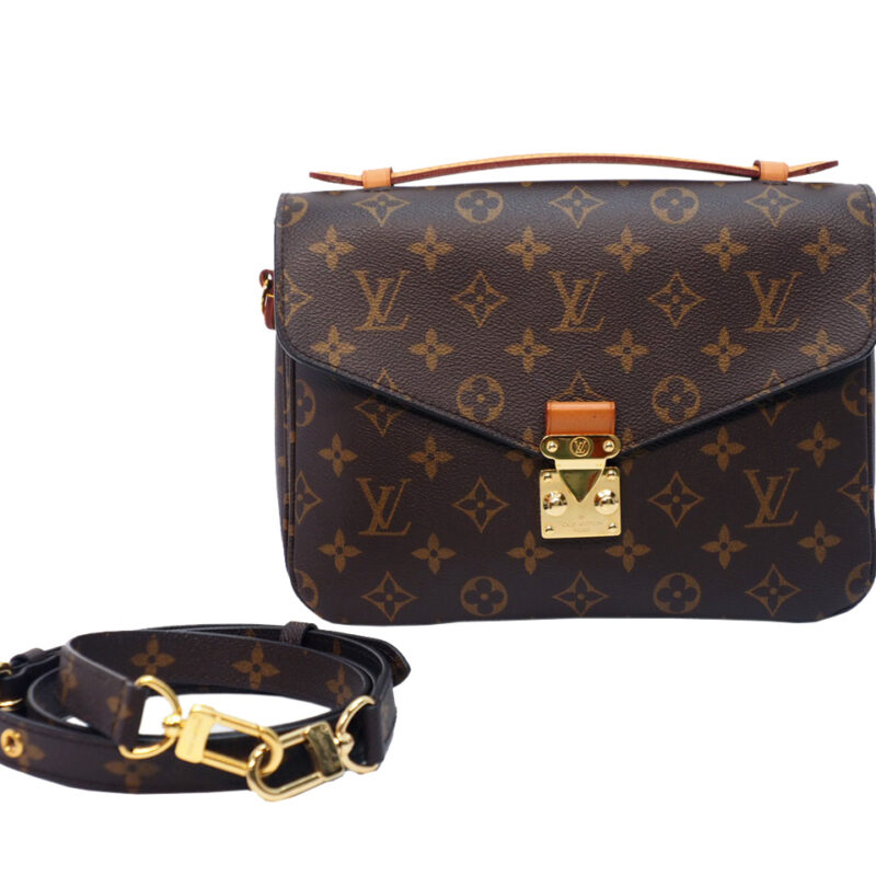 Louis Vuitton M44875 Monogram Canvas Pochette Metis Messenger Bag (AR2169)
