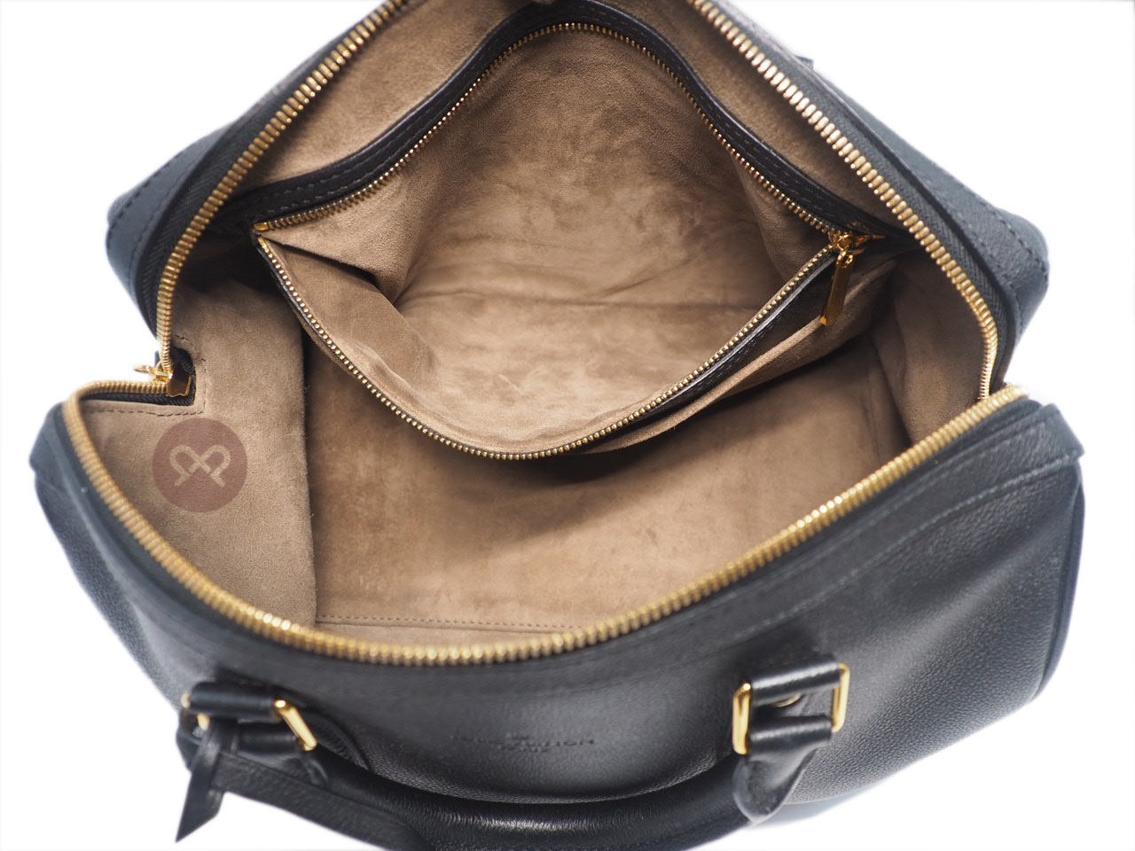 Louis Vuitton M96500 Asphalt/ Black Cobalt Calf Leather Sophia Coppola SC PM Speedy Bag (FO3176) - Image 10