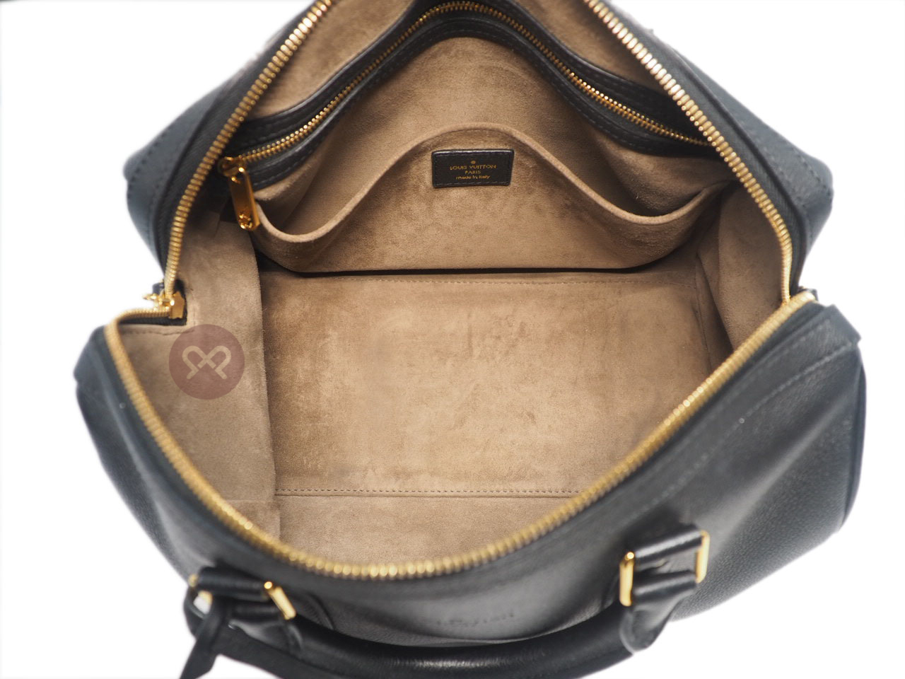 Louis Vuitton M96500 Asphalt/ Black Cobalt Calf Leather Sophia Coppola SC PM Speedy Bag (FO3176) - Image 11