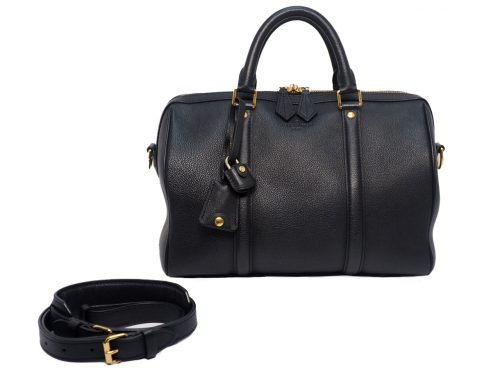 Louis Vuitton M96500 Asphalt/ Black Cobalt Calf Leather Sophia Coppola SC PM Speedy Bag (FO3176)