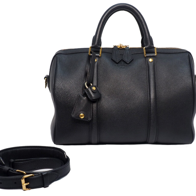 Louis Vuitton M96500 Asphalt/ Black Cobalt Calf Leather Sophia Coppola SC PM Speedy Bag (FO3176)
