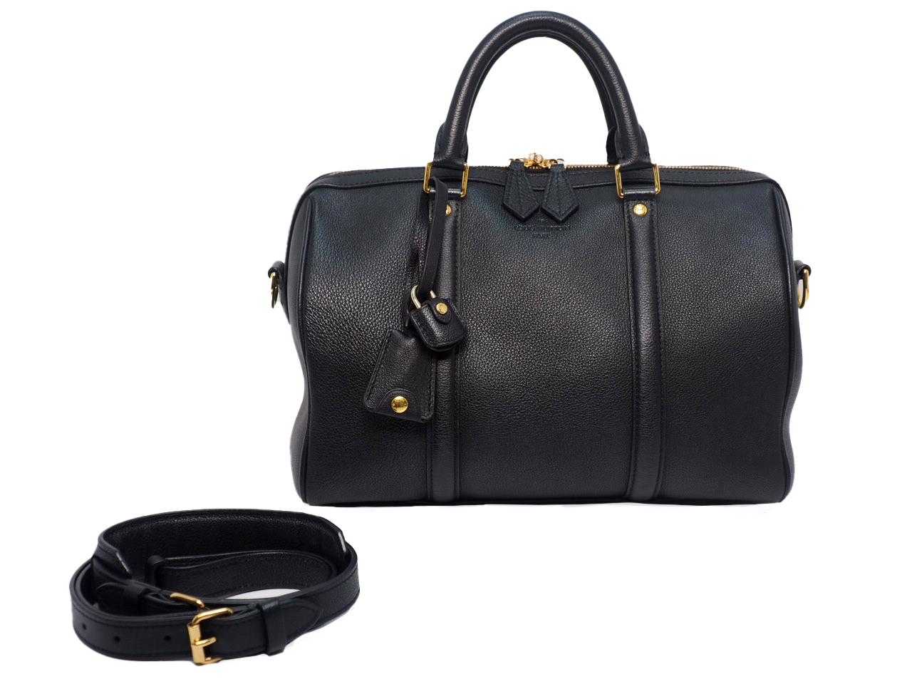 Louis Vuitton M96500 Asphalt/ Black Cobalt Calf Leather Sophia Coppola SC PM Speedy Bag (FO3176)