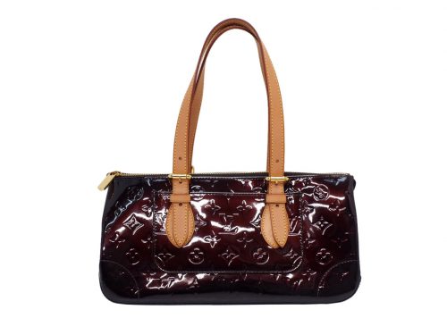 Louis Vuitton M93510 Monogram Vernis Leather Amarante Rosewood Avenue Shoulder Bag (FL0120)