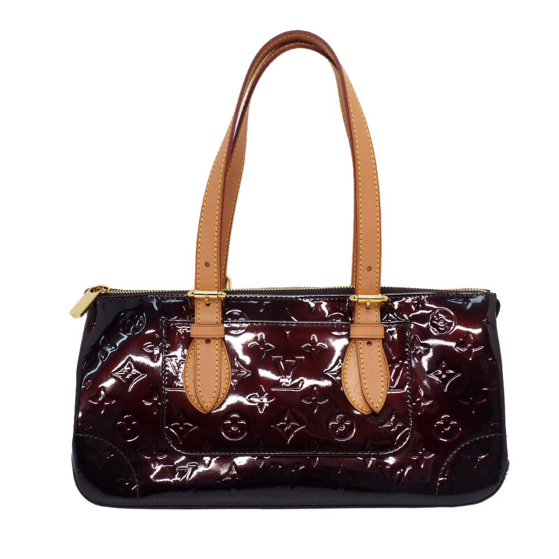 Louis Vuitton M93510 Monogram Vernis Leather Amarante Rosewood Avenue Shoulder Bag (FL0120)